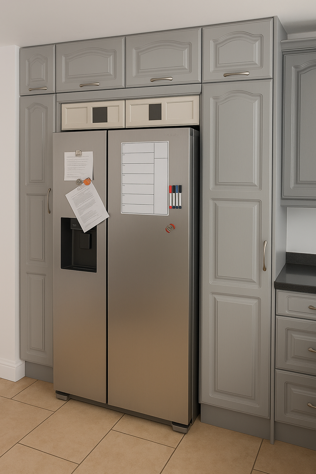 Kitchen Cabinet Spray Painting – Before & After - Additional Image