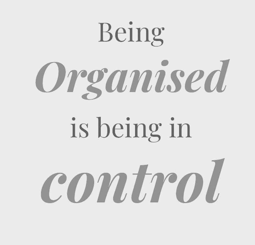 Happy parents in an organised home